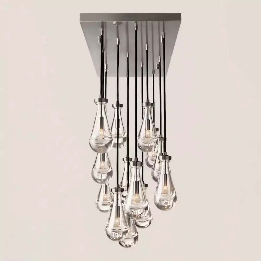 RAIN RECIANGULAR CHANDELIER 54