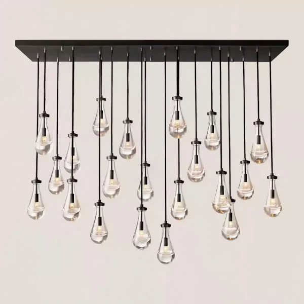 RAIN RECIANGULAR CHANDELIER 72