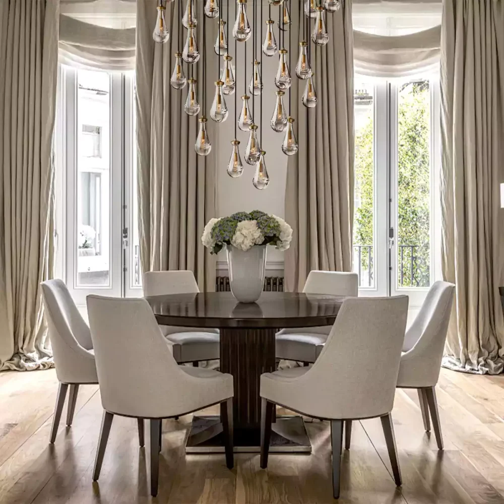 RAIN ROUND CHANDELIER 60
