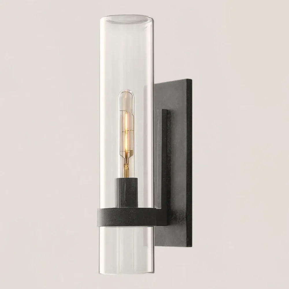 Ravelle Grand Wall Sconce weathered zinc
