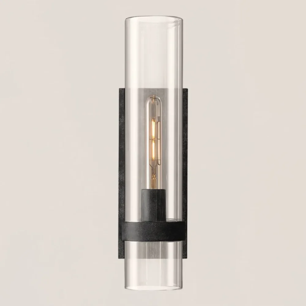 Ravelle Grand Wall Sconce weathered zinc