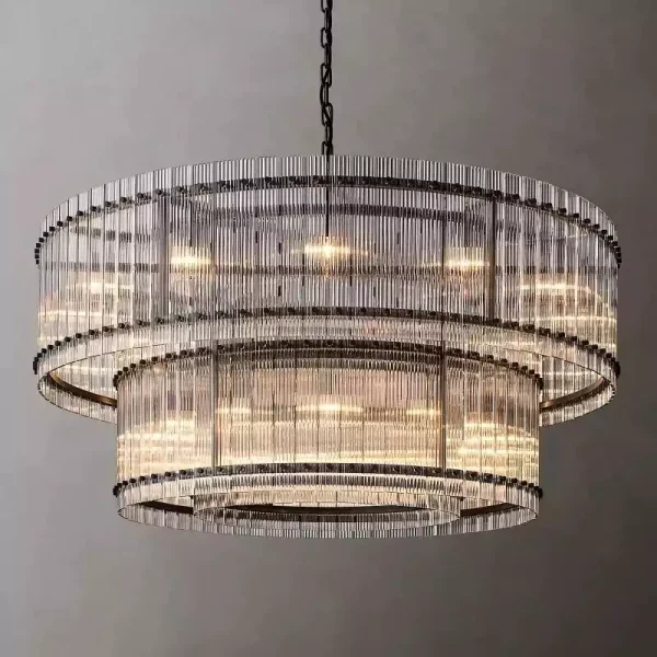San Marco Two Tier Round Chandelier 60