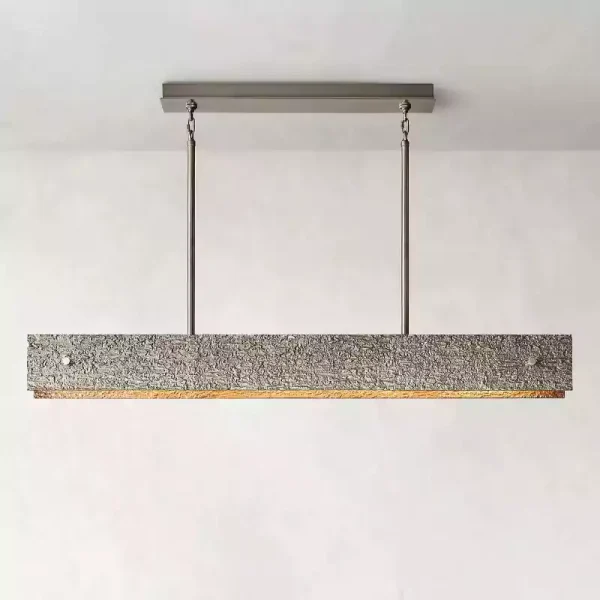 VOUVRAY LINEAR CHANDELIER 54 pewter