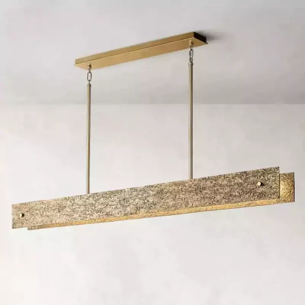 VOUVRAY LINEAR CHANDELIER 72 brass