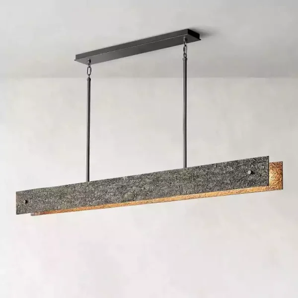 VOUVRAY LINEAR CHANDELIER 72 bronze