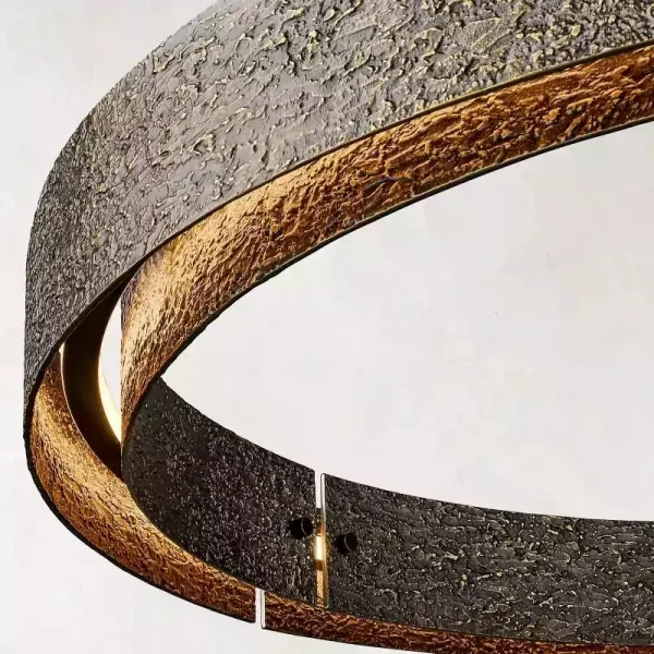 VOUVRAY ROUND CHANDELIER 36 bronze