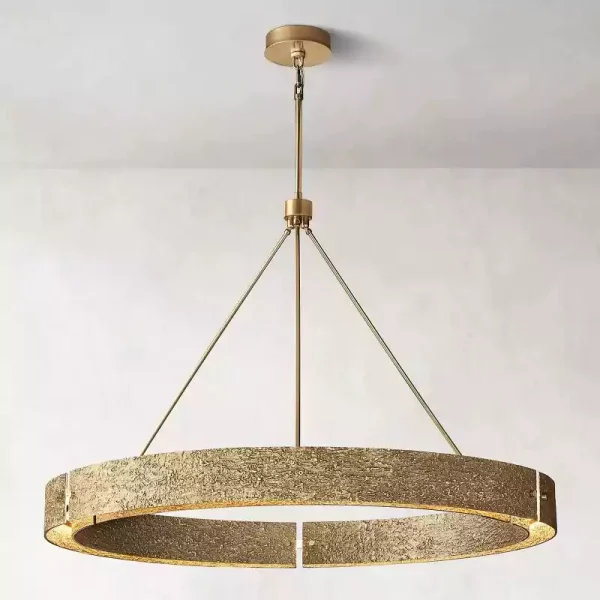 VOUVRAY ROUND CHANDELIER 60 brass