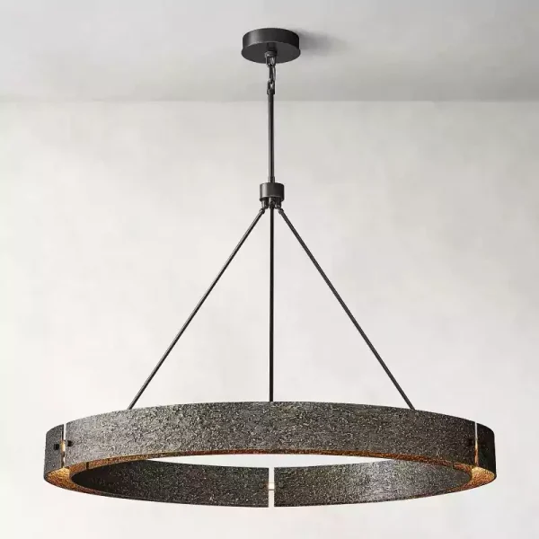VOUVRAY ROUND CHANDELIER 60 bronze