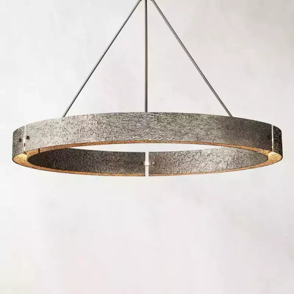 VOUVRAY ROUND CHANDELIER 60 pewter