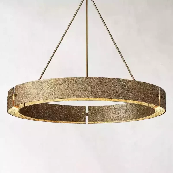 Vouvray Round Chandelier 48 brass