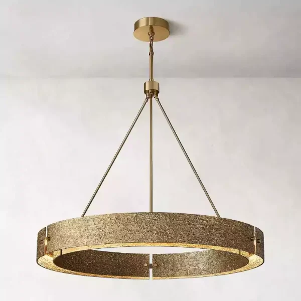 Vouvray Round Chandelier 48 brass