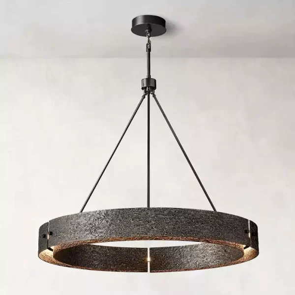 Vouvray Round Chandelier 48 bronze